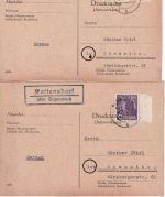 Schwabach - Landpoststellen Sammlung (33 versch. Belege) aus 1938/1961