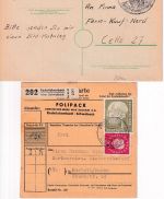Schwabach - Landpoststellen Sammlung (33 versch. Belege) aus 1938/1961