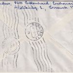 BRD - Eschenau ü. Nürnberg 2 aptierte Poststelle I Eil-Einschreibebrief 1962