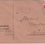 DR - Neunhof Nürnberg Land Landpost-Ra2 Brief n. München 1931