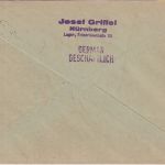 All.Bes. - Cadolzburg ü. Fürth 12.2.46 Gebühr bezahlt L1 Brief n. Grönenbach