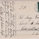 Bayern - Poxdorf Effeltricht Gebäude Personen priv. Foto-AK gelaufen Ludwag 1914
