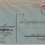 DR - Hetzles ü. Erlangen Landpost-L2 Brief n. München 1938