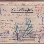 DR - 20 Pfg. Germania Feldpostpäckchen-Vds. L2 Berlin N4 - VI.Armeekorps 1916
