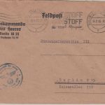 DR - Berlin 1943 Vordruckkuvert Oberkommando d. Heeres Ortsbrief - Stempel !