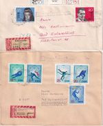 DDR - Schönewalde ü. Herzberg/Falkenberg 3 Einschreibebriefe 1964/68