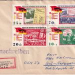 DDR - Schönewalde ü. Herzberg/Falkenberg 3 Einschreibebriefe 1964/68