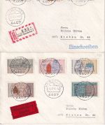BRD - Emsdetten 1975/76 3 FDC (Eilboten, 2x Einschreiben)