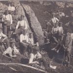 Bayern - Blaichach 1917 Feldpostkarte/priv. Foto-AK Soldaten/Gebirge n. Kohlgrub