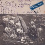 Bayern - Blaichach 1917 Feldpostkarte/priv. Foto-AK Soldaten/Gebirge n. Kohlgrub
