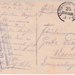 DR - Inf. Leibregiment "Grossherzogin" Feldpostkarte/AK Rethel n. Worms 1917
