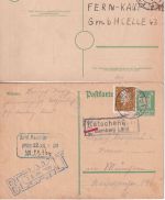 Bamberg - Landpoststellen Sammlung (18 versch. Belege) aus 1930/1963