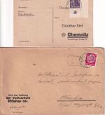 Kronach - Landpoststellen Sammlung (13 versch. Belege) aus 1935/1959