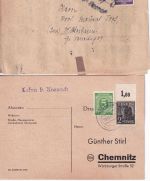 Kronach - Landpoststellen Sammlung (13 versch. Belege) aus 1935/1959