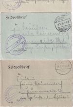 DR - 19 Feldpostbriefe 13.9.16/7.4.18 Feldlazarett n. Cunewalde