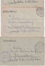 DR - 19 Feldpostbriefe 13.9.16/7.4.18 Feldlazarett n. Cunewalde