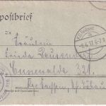 DR - 19 Feldpostbriefe 13.9.16/7.4.18 Feldlazarett n. Cunewalde
