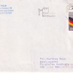 BRD/Postkrieg - 80 Pfg. Heimatvertriebene Brief i.d. DDR Mönchengladbach 1985