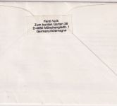BRD/Postkrieg - 80 Pfg. Heimatvertriebene Schmuck-FDC i.d. DDR ESST Bonn 1985