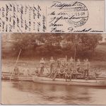 DR - Truppen-Übungsplatz Warthelager 1915 Feldpostkarte/AK Pioniere Brückenbau