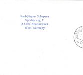 St. Pierre & Miquelon - Lufthansa-Erstflug Lyon Düsseldorf Zuleitungspost 1987
