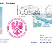St. Pierre & Miquelon - Lufthansa-Erstflug Toulouse FFM Zuleitungspost 1987
