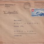 Schweiz - 30 Rp. Landesausstellung Brief n. ARGENTINIEN Zürich Buenos Aires 1939