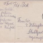 DR - K.D. Feldpoststation No.25 priv. Portrait-AK/Feldpost (Belgrad) 1915