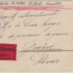 DR - 20+25 Pfg. Germania Eilbrief i.d. SCHWEIZ Crefeld 1915 Zensur Frankfurt/M.