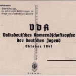 DR - Willrichkarte P1R10Nr.1 Oberst Bräuer Ritterkreuzträger farb Künstler-AK