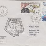 TAAF - 3 Fr. Eisbrecher Polarbjorn u.a. Brief Dumont d'Urville Tadelie 1994
