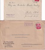 Kulmbach - Landpoststellen Sammlung (12 versch. Belege) aus 1937/1946