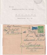 Forchheim - Landpoststellen Sammlung (11 versch. Belege) aus 1936/1960