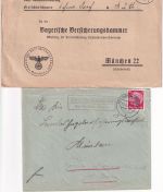 Forchheim - Landpoststellen Sammlung (11 versch. Belege) aus 1936/1960