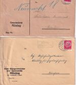 Neumarkt - Landpoststellen Sammlung (22 versch. Belege) aus 1931/1961