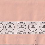 BRD - Bad Kissingen ca. 1990 Postsache-Wertbrief/Innendienstbeleg n Elfershausen