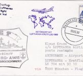 BRD - Bundesmarine MSP 53 Trossschiff Saar Zuleitungspost LH-Erstflug 1988