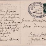 DR - Nürnberg Reichsparteitag 1937 farb. Propagandakarte mit Marschpost-SST