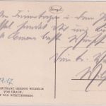 Postgebiet ObOst - Generalleutnant Herzog Wilhelm v. Urach Portrait-AK OU ! 1917