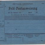 DR - Feldpostanweisung Formular der Deutschen Reichspost ca. 1880 ungebraucht