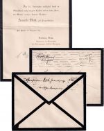 DR - Hauptmann Ludwig Beck Trauerbrief/Feldpost Bremen - 8. Inf.Div. 20.11.17