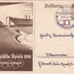 DR - Weimar 1937 Reichsführerlager der HJ SST 6 Pfg. Olympiade Sonderganzsache