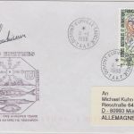 TAAF - 5,20 Fr. Lobster/Languste Brief Dumont D'Urville Tadelie 1998