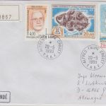 TAAF - 20 Fr. Iles Crozt u.a. Einschreibebrief Alfred Faure Crozet 1999