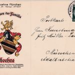 DR - Marquartstein 1935 illustr. Karte (Wappen Familie Hoehne München) n München