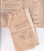 DR - Hattendorf 1915 Umschlag m. Telegramm-Quittungen