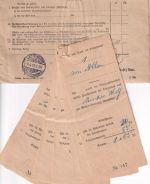 DR - Hattendorf 1915 Umschlag m. Telegramm-Quittungen