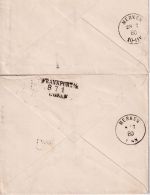 DR - Bonn Eisenbahn Postbureau Ra1+apt. Ra3 2 Briefe Bahnpost-L3 n. Merken