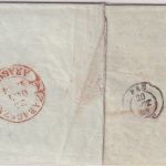 Hamburg/Spanien - K2 11/10 Brief von Altona ü. Frankreich n. Sarragossa 1844