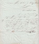 Hamburg/Spanien - K2 11/10 Brief von Altona ü. Frankreich n. Sarragossa 1844
